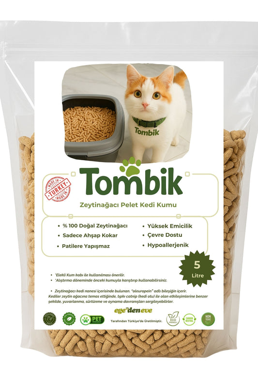 Olive Wood Pellet Cat Litter – Natural, Sustainable, and Hypoallergenic