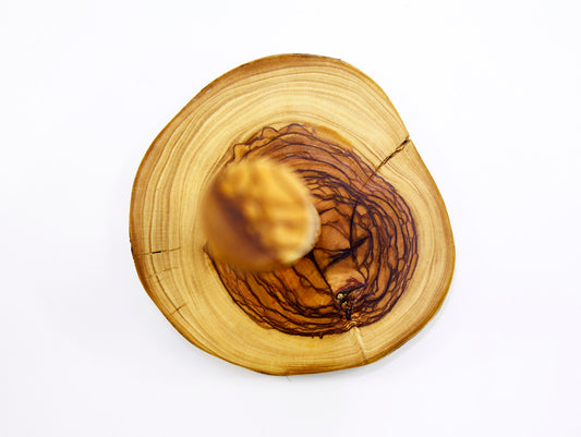 Helene Olive Wood Paper Towel Holder