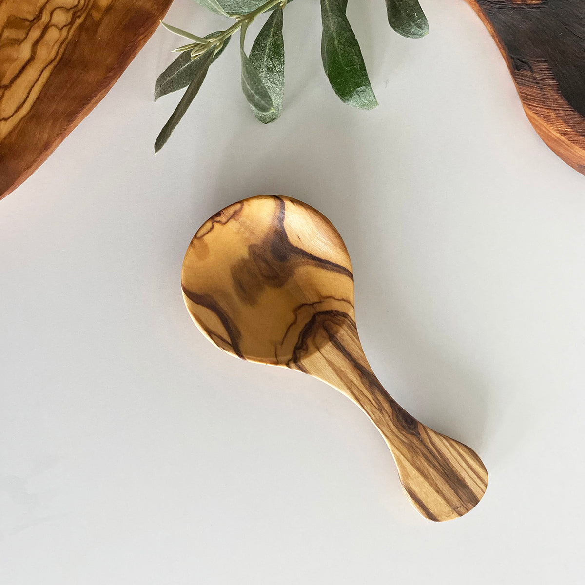 Handcrafted Olive Wood Measuring Spoon