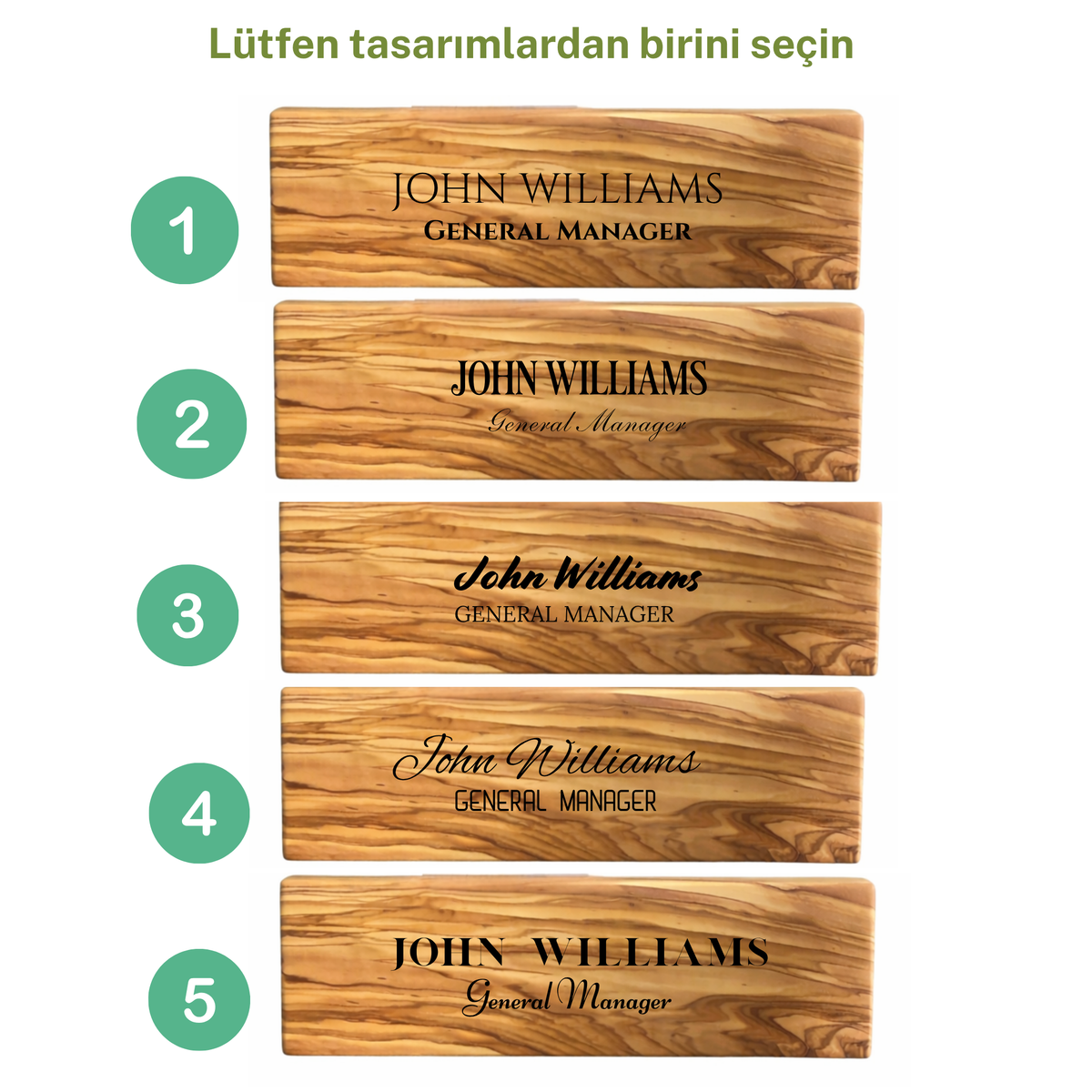 Olive wood Name Sign, Personalized Wood Desk Name, Customized Olive wood Desk Name, Wooden Name Plate, Christmas Gift