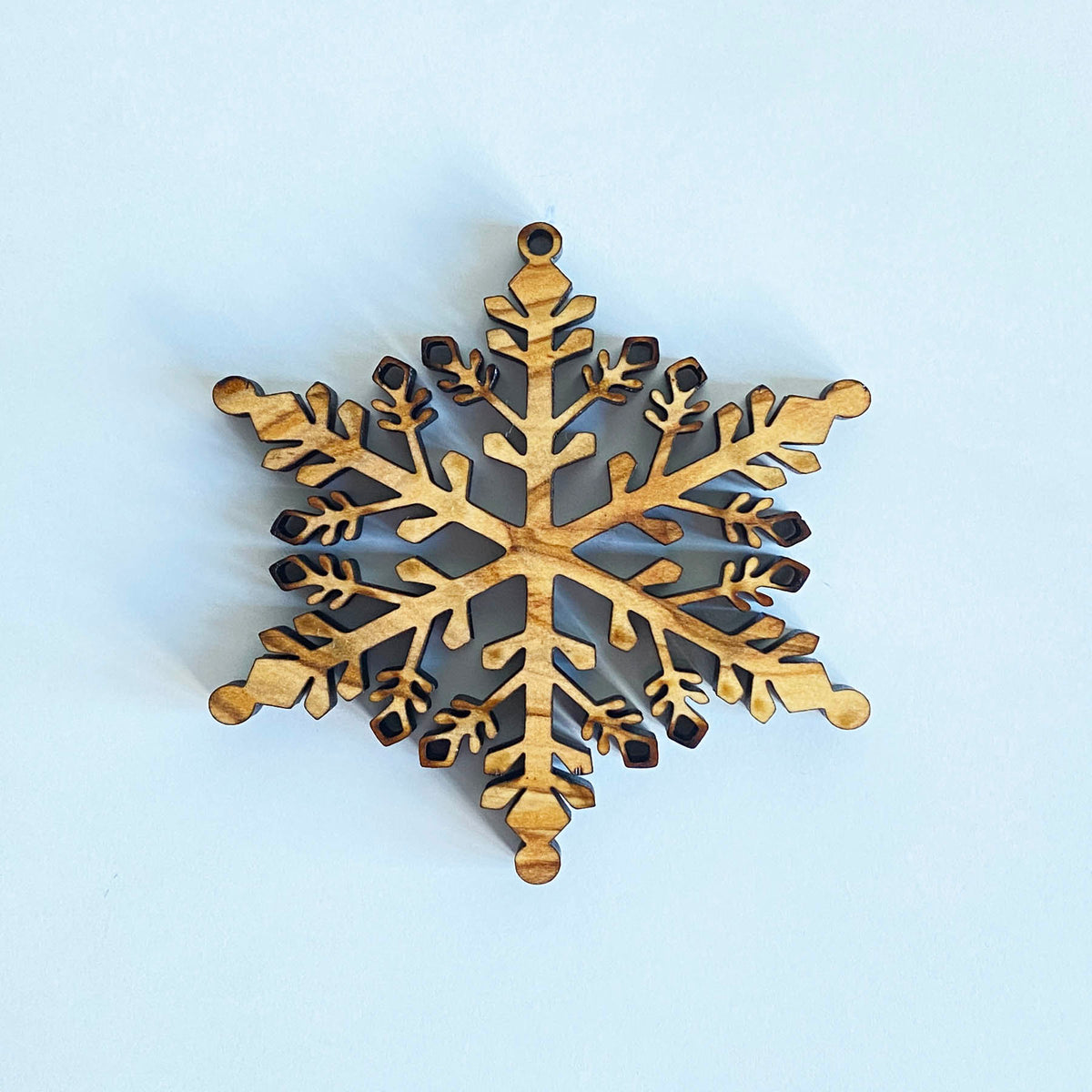 Olive Wood Christmas Ornaments, Wooden Christmas Favors