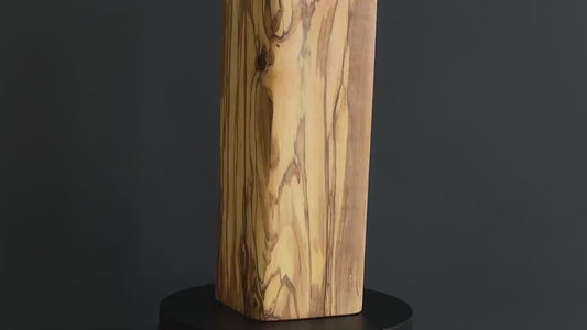 Olive Wood Oil Bottle, Handmade Olive Wood Oil Dispenser